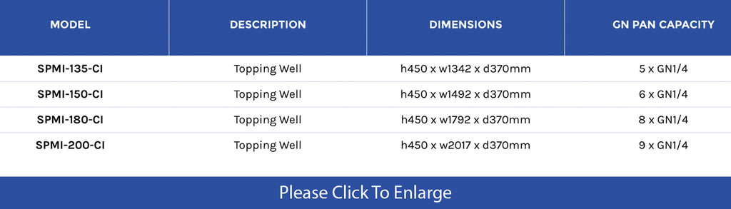 Sterling Pro Refrigerated Topping Wells With Glass Canopy - Academy Refrigeration & Air Conditioning